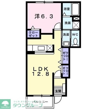 リエート フィーネIの物件間取画像